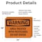 Signmission Treated With Pesticides Do Not Enter OSHA Warning Sign, Vinyl Decal, 24in W x 18in L, 2PK OS-2PACK-WS-D-1824-L-12438 - alternate 4